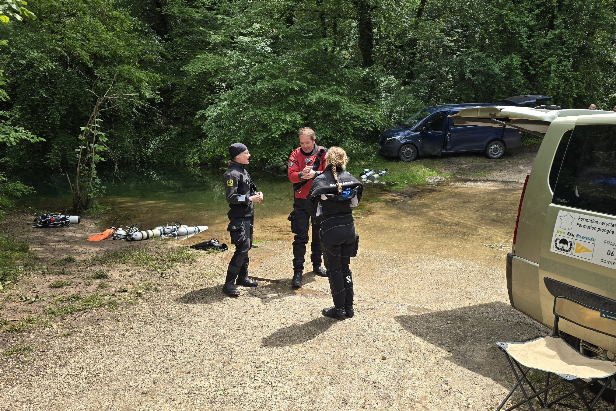 Lot – France (Sources du) – Formation sidemount full cave