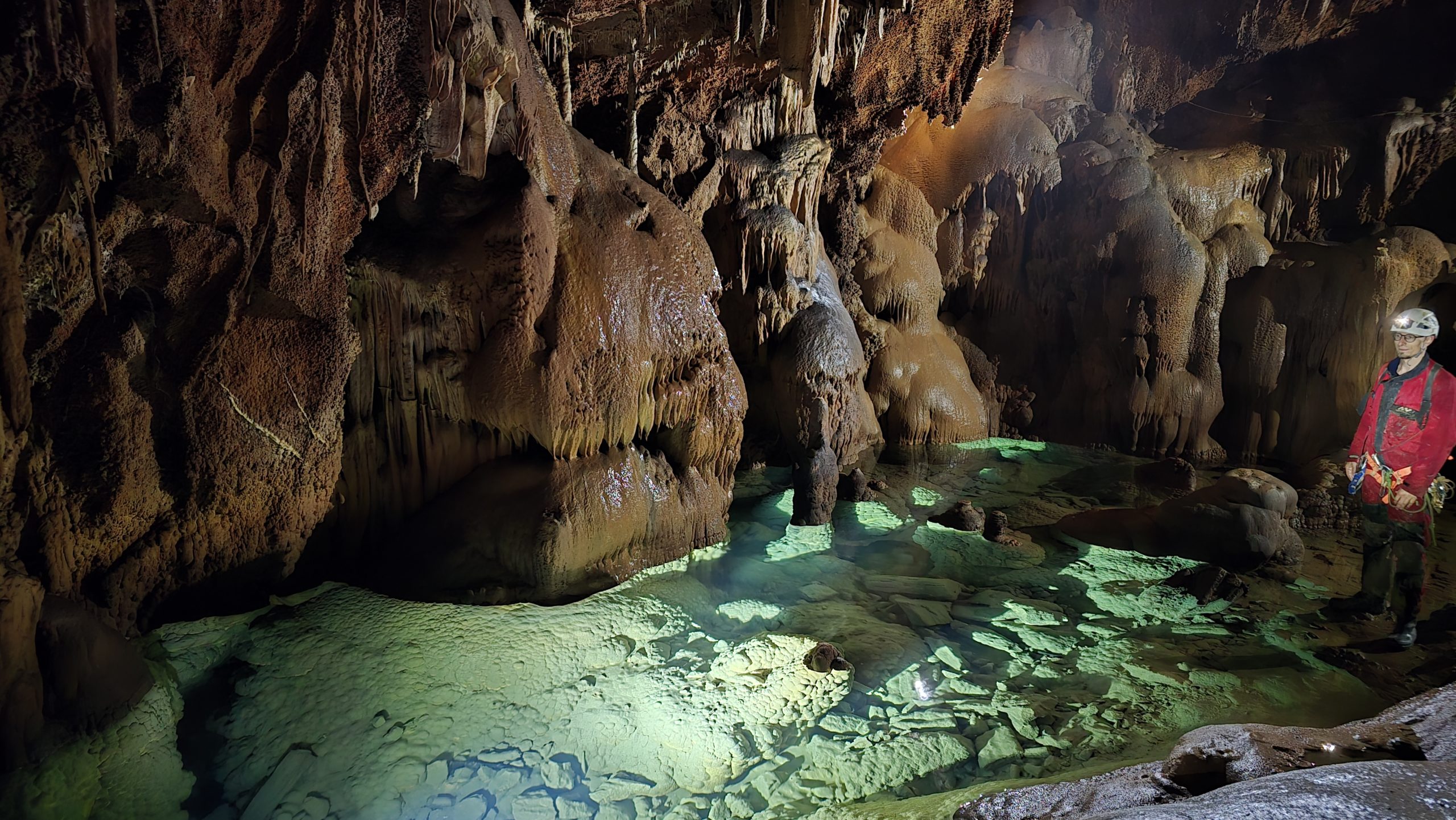 Visite d&rsquo;un gouffre tout équipé